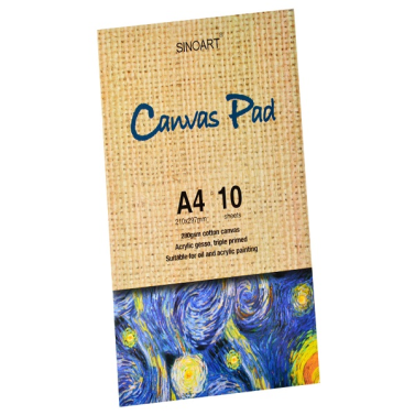 Bloco Tela Canvas PAd c/10fls C3017 Sinoart